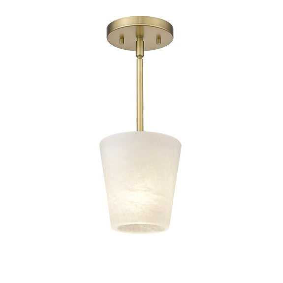 Madrid 1-Light Hand Carved Alabaster Pendant (Copy) Modition Lighting