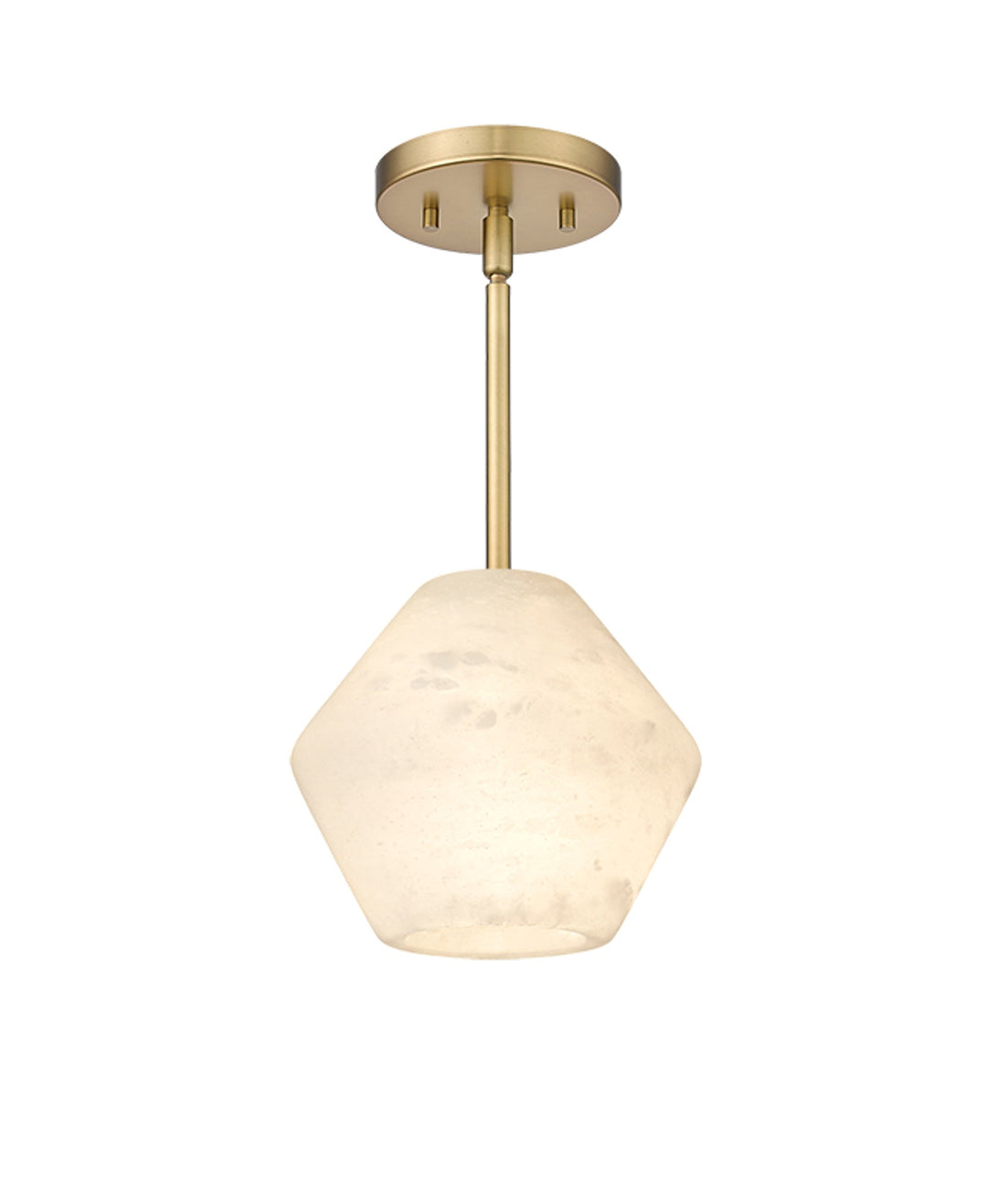 Barcelona 1-Light Hand Carved Alabaster Pendant Modition Lighting