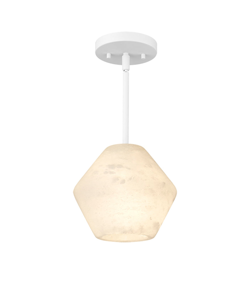 Barcelona 1-Light Hand Carved Alabaster Pendant Modition Lighting