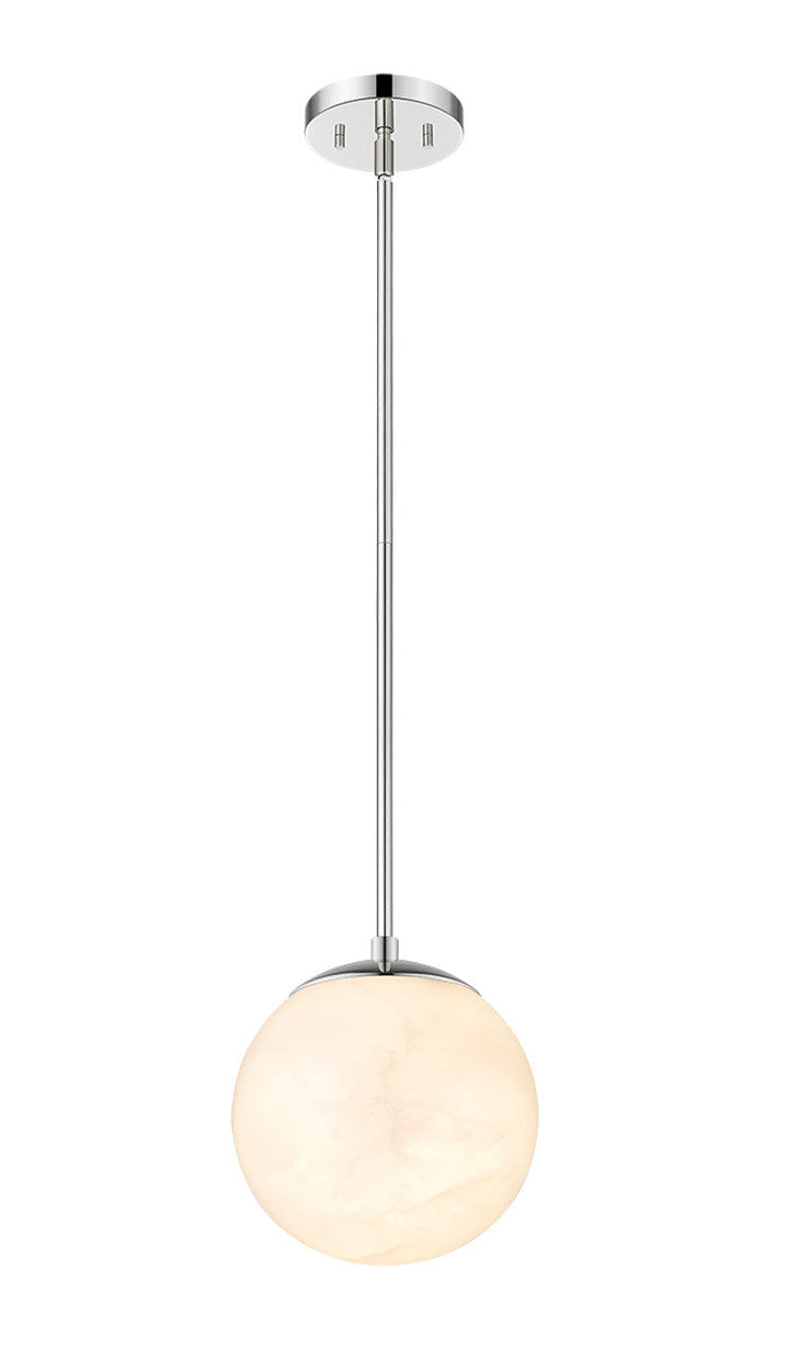 Moon 1-Light Hand Carved Alabaster Pendant By Modition Lighting Modition Lighting