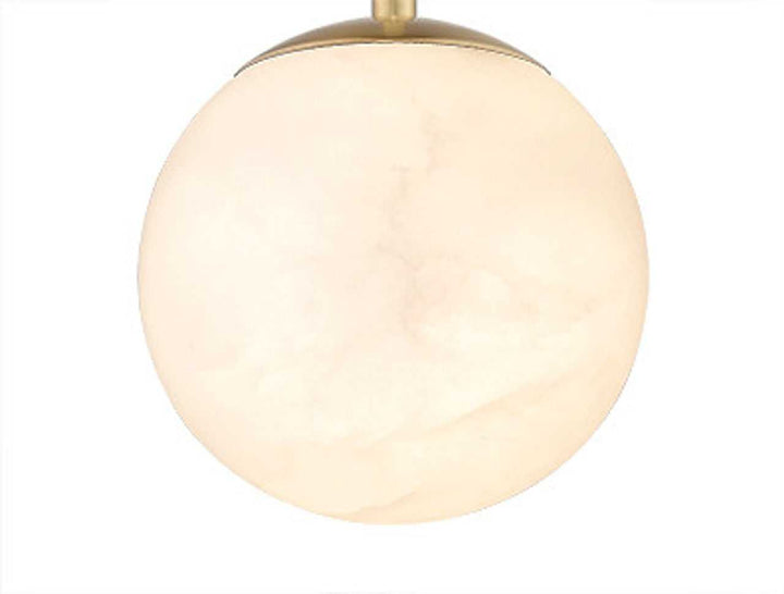 Moon 1-Light Hand Carved Alabaster Pendant By Modition Lighting Modition Lighting
