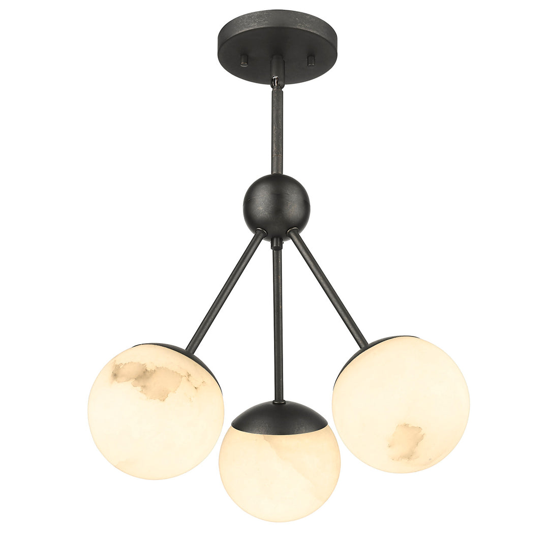 Amelia 3-Light Pendant Featuring Hand Carved Alabaster By Modition Lighting - available from The Lighting Shoppe, trusted by Canadian homeowners