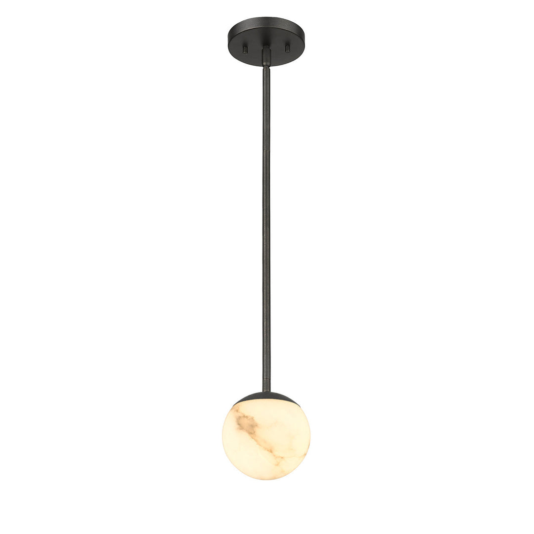 Amelia 1-Light Hand Carved Alabaster Mini-Pendant By Modition Lighting - available from The Lighting Shoppe, trusted by Canadian homeowners
