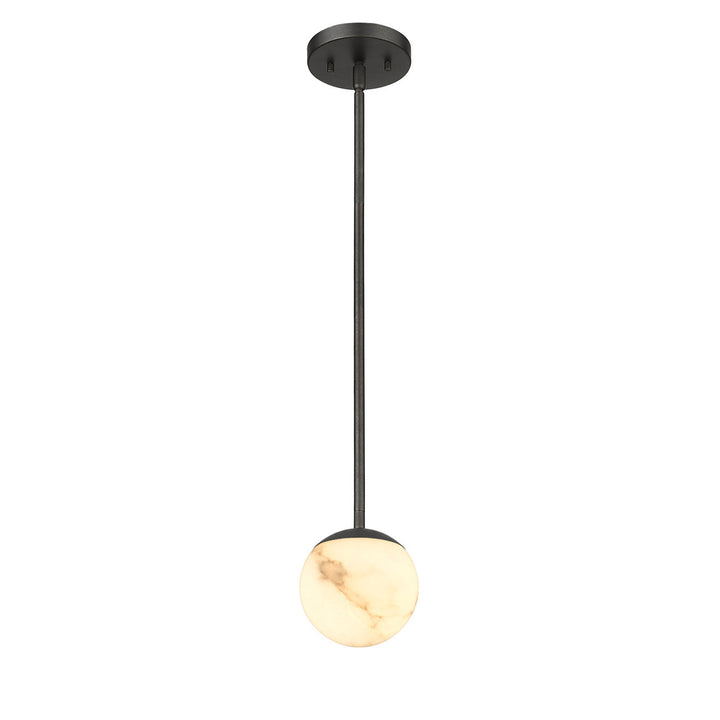 Amelia 1-Light Hand Carved Alabaster Mini-Pendant By Modition Lighting - available from The Lighting Shoppe, trusted by Canadian homeowners