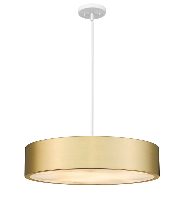 Piston 5-Light Pendant Oxidized Aged Gold Spanish Alabaster Stone Diffuser (Copy) Modition Lighting