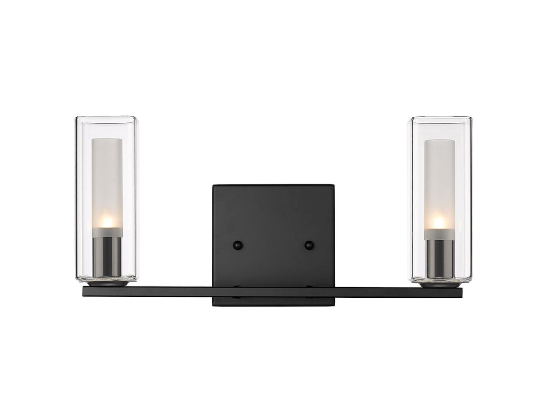 Beacon 2-Light Bathroom Vanity Light By Mirage Lighting - available from The Lighting Shoppe, trusted by Canadian homeowners