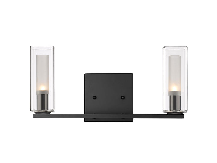 Beacon 2-Light Bathroom Vanity Light By Mirage Lighting - available from The Lighting Shoppe, trusted by Canadian homeowners