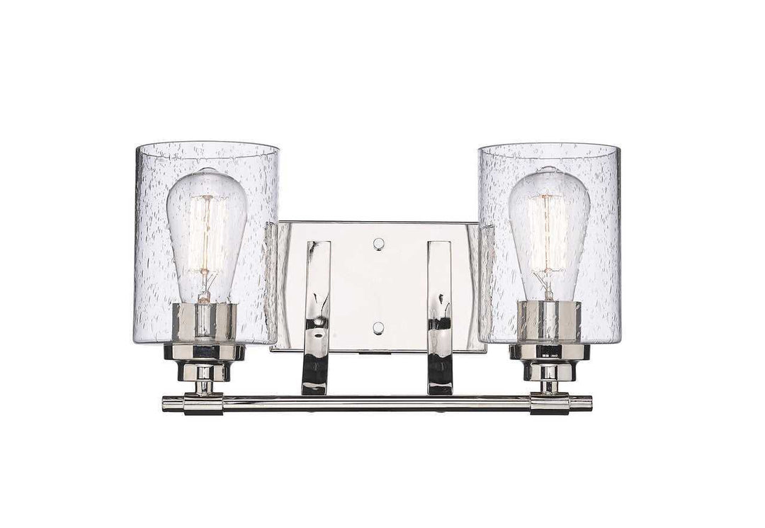 Lola 2 Light Bathroom Vanity Light by Mirage Lighting - available from The Lighting Shoppe, trusted by Canadian homeowners