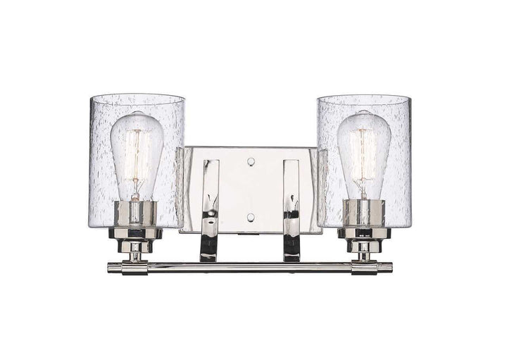 Lola 2 Light Bathroom Vanity Light by Mirage Lighting - available from The Lighting Shoppe, trusted by Canadian homeowners