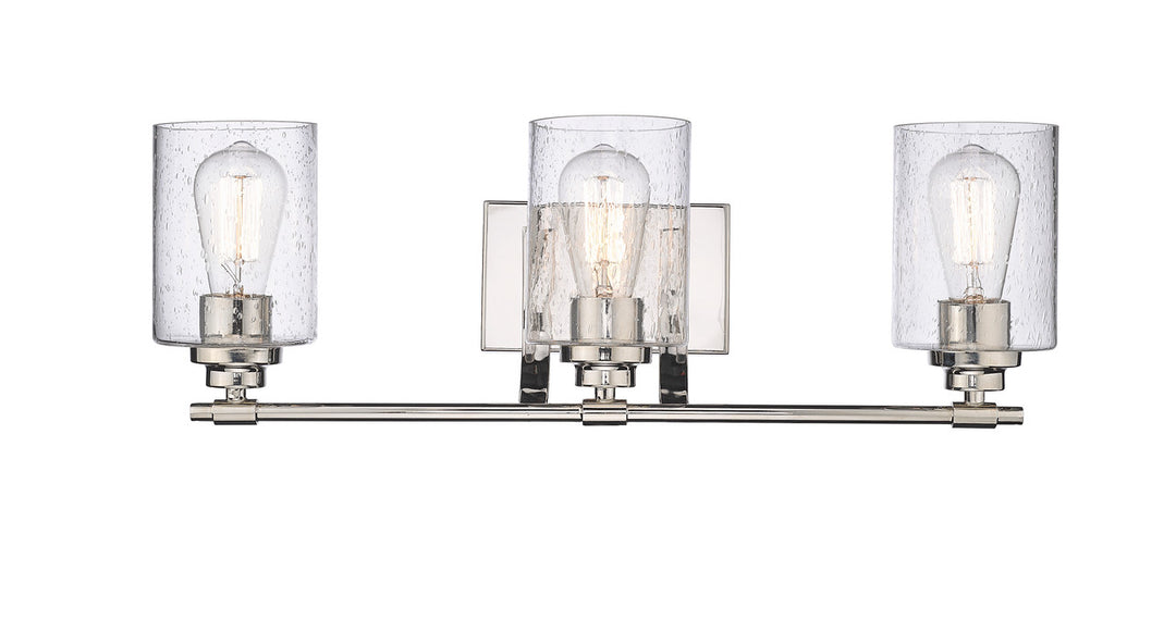 Lola 3 Light Bathroom Vanity Light by Mirage Lighting - available from The Lighting Shoppe, trusted by Canadian homeowners