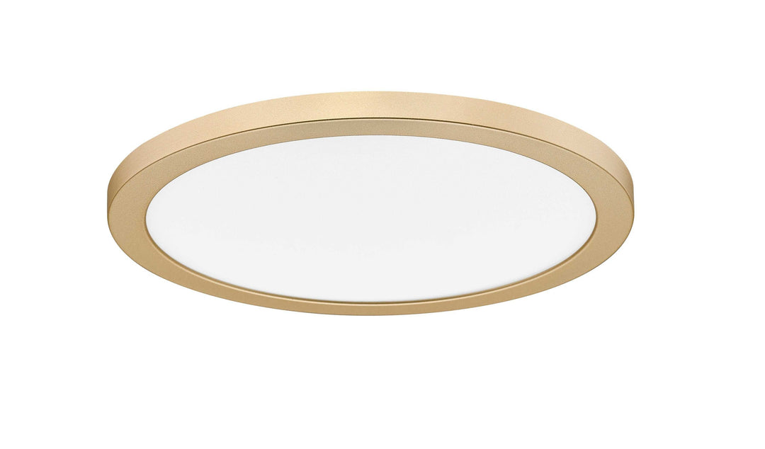 12" Slim Disk LED Flush Mount in Gold (Copy) Mirage Lighting