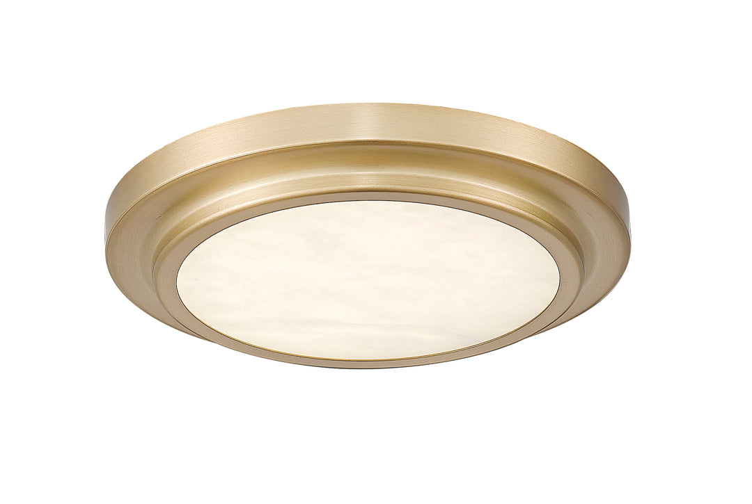 Halo Alabaster 7" Slim Disk LED Flush Mount