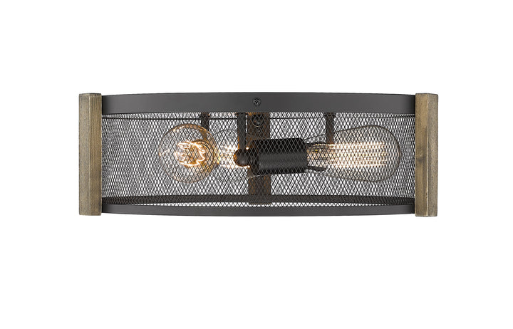 Britt 3-Light 16" Multi-Finish Flush Mount by Mirage Lighting - available from The Lighting Shoppe, trusted by Canadian homeowners