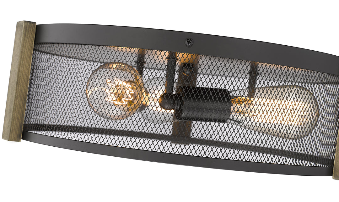 Britt 3-Light 16" Multi-Finish Flush Mount by Mirage Lighting