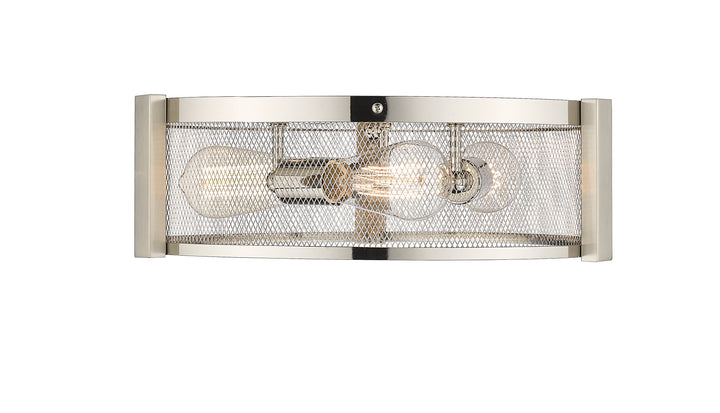 Britt 3-Light 16" Multi-Finish Flush Mount by Mirage Lighting