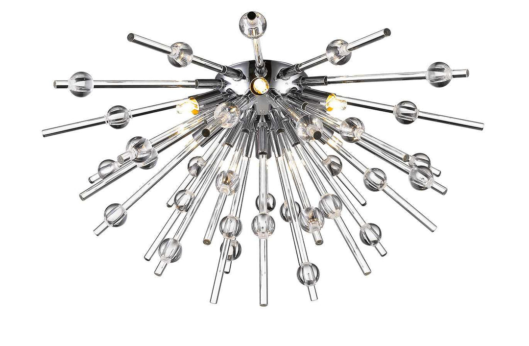 Starburst 6-Light Flush Mount Modition Lighting