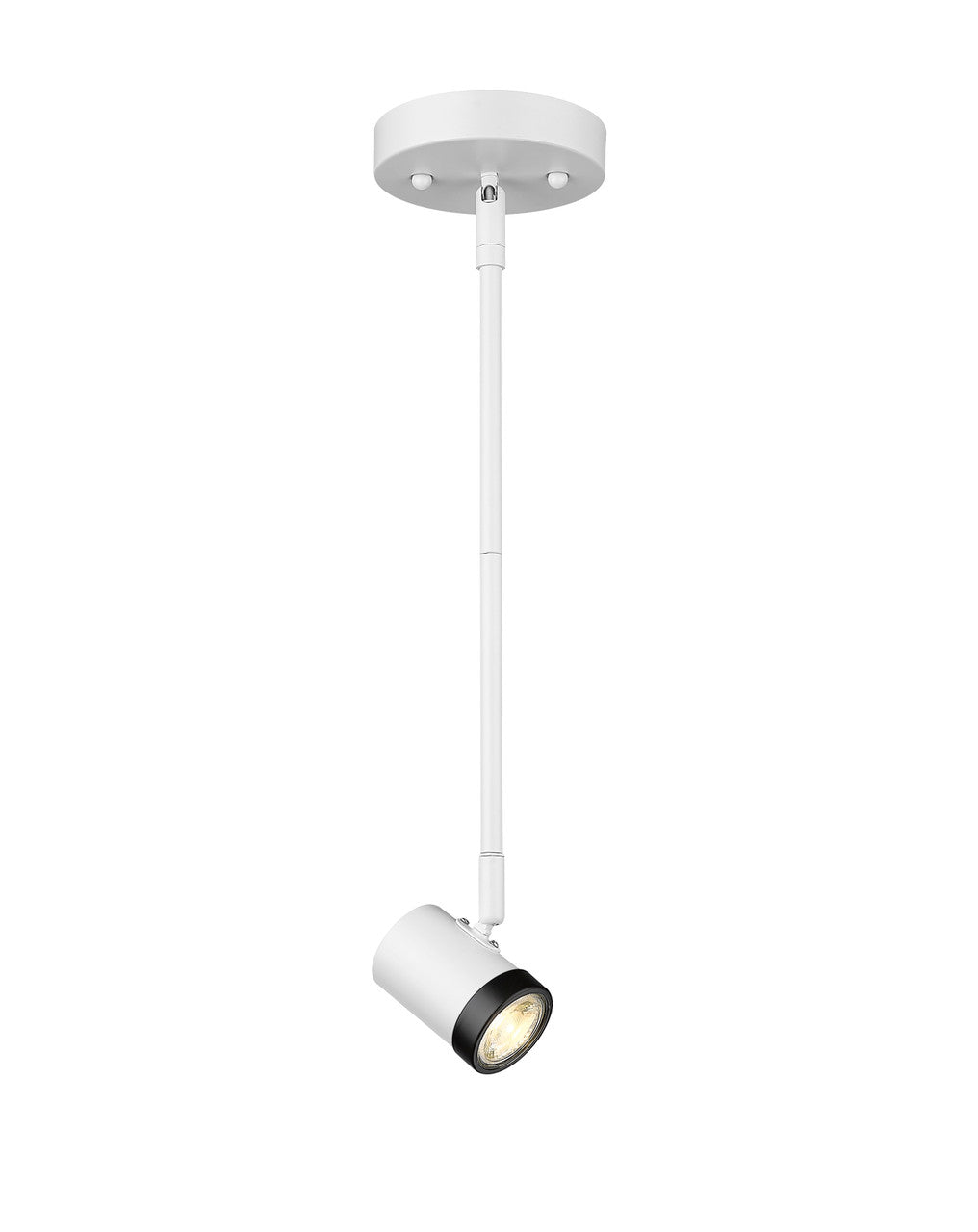 Spot-On Single Light Multi-Finish White Track Mirage Lighting