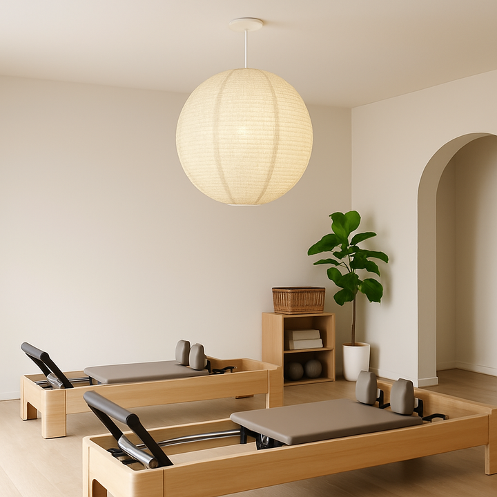 Oslo 24" 3-Light Linen Pendant