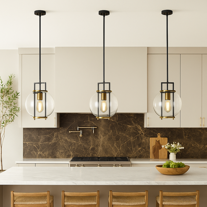 Orbem 1-Light 10" Multi Finish Pendant