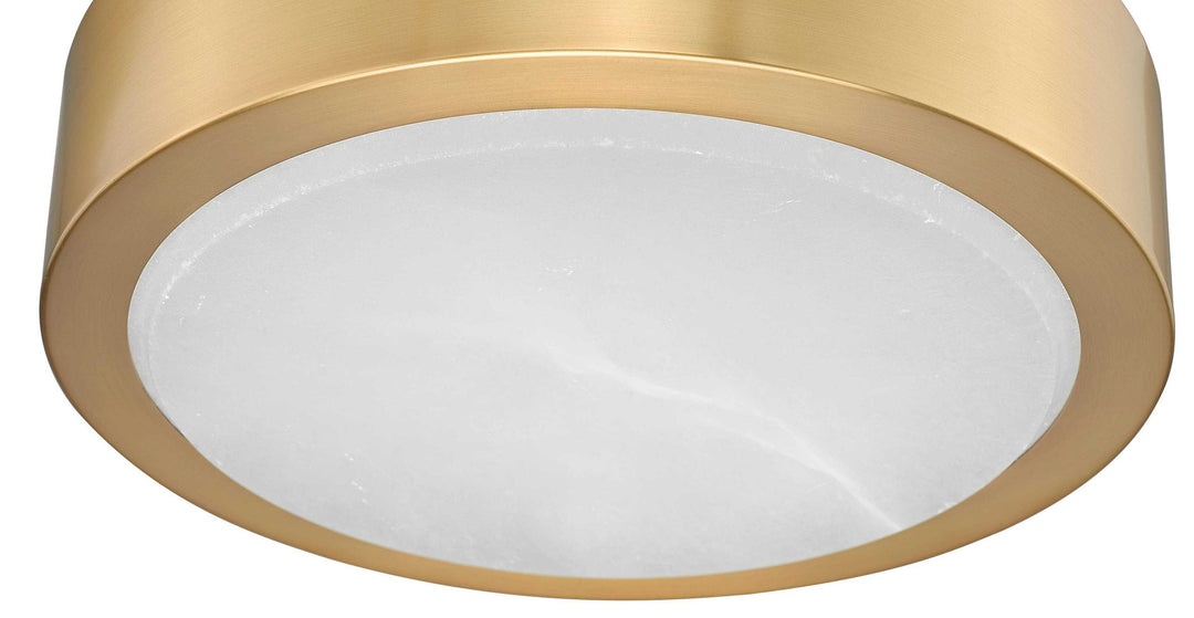 Crescent Alabaster 11" 5CCT LED Flush Mount w/Replaceable LED Module