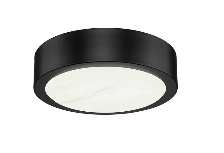 Crescent Alabaster 11" 5CCT LED Flush Mount w/Replaceable LED Module - available from The Lighting Shoppe, trusted by Canadian homeowners