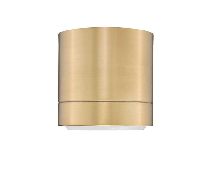 Crescent Alabaster 6" 5CCT LED Flush Mount w/Replaceable LED Module Mirage Lighting Group