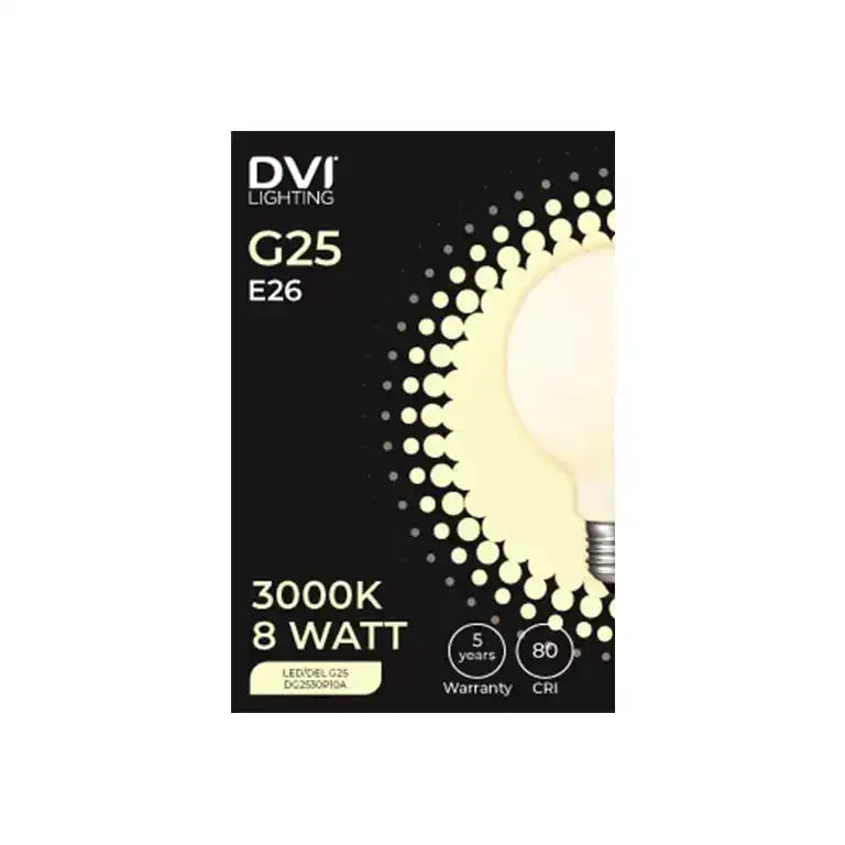 G25 Opal LED Light Bulb 3000K DVI Canada