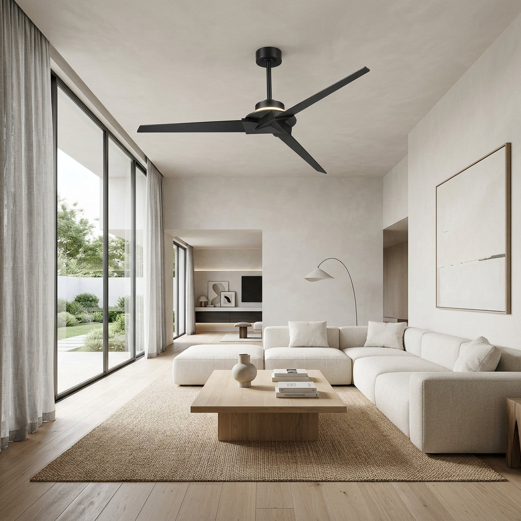 Duke 60" Smart Ceiling Fan - Up Light Mirage Lighting Group