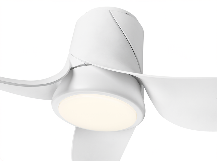 Banana Leaf 53" Flush Ceiling Fan Mirage Lighting
