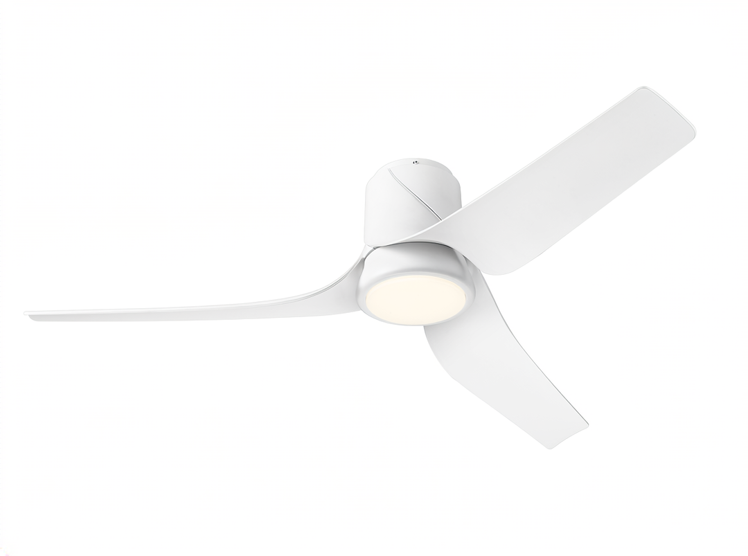 Banana Leaf 53" Flush Ceiling Fan Mirage Lighting