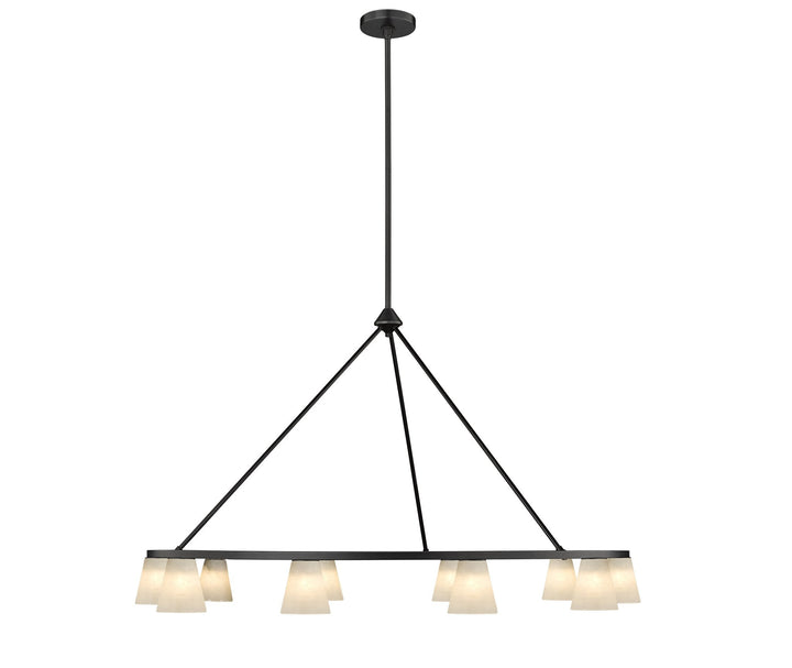 Ironstone 10-Light Spanish Alabaster Chandelier