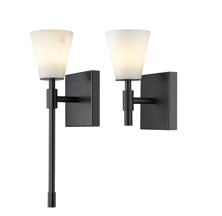 Ironstone 1-Light Spanish Alabster Wall Sconce