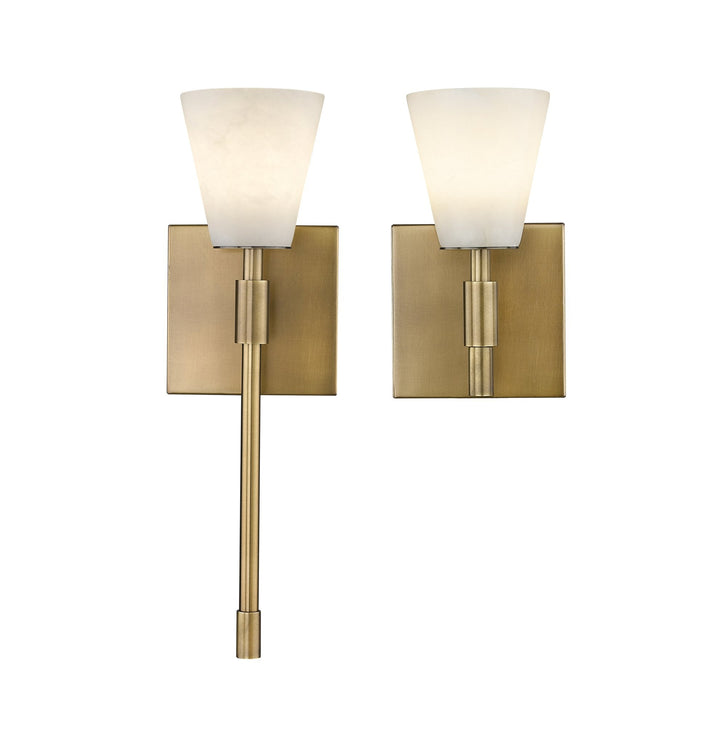 Ironstone 1-Light Spanish Alabster Wall Sconce