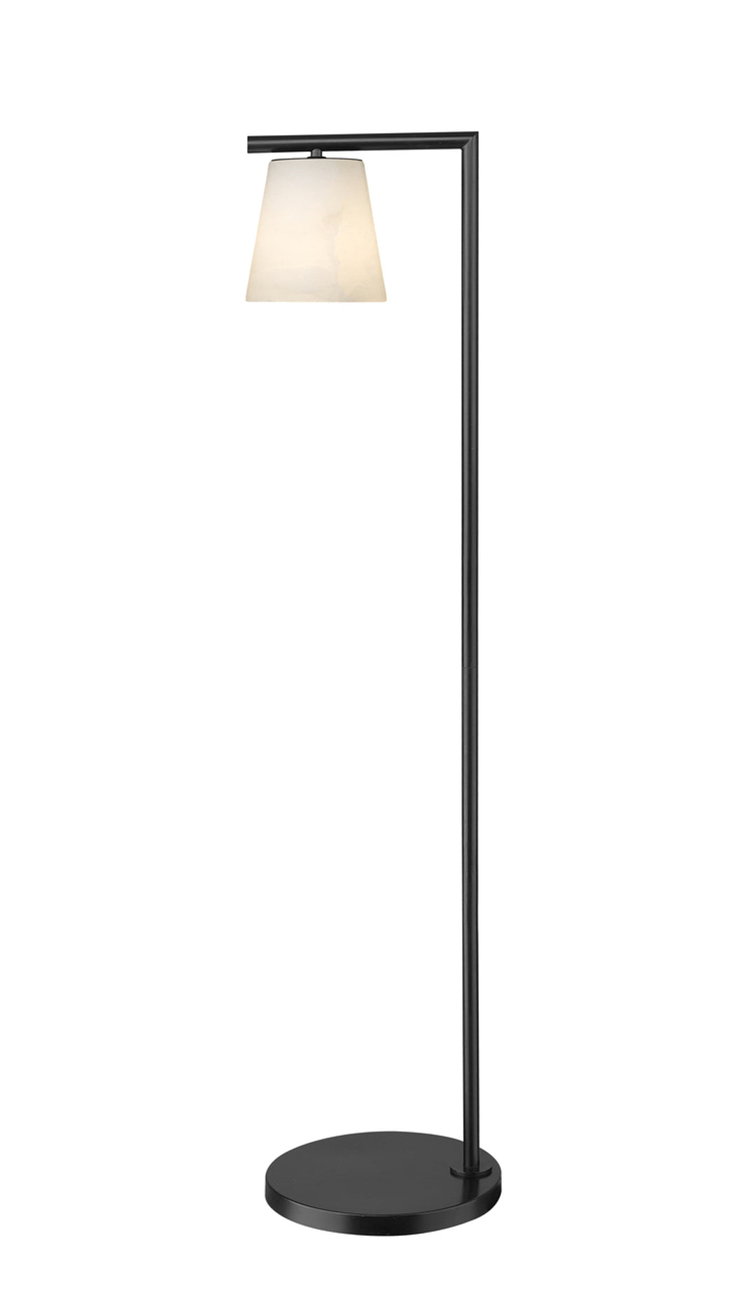 Ironstone 1-Light Alabaster Floor Lamp - available from The Lighting Shoppe, trusted by Canadian homeowners