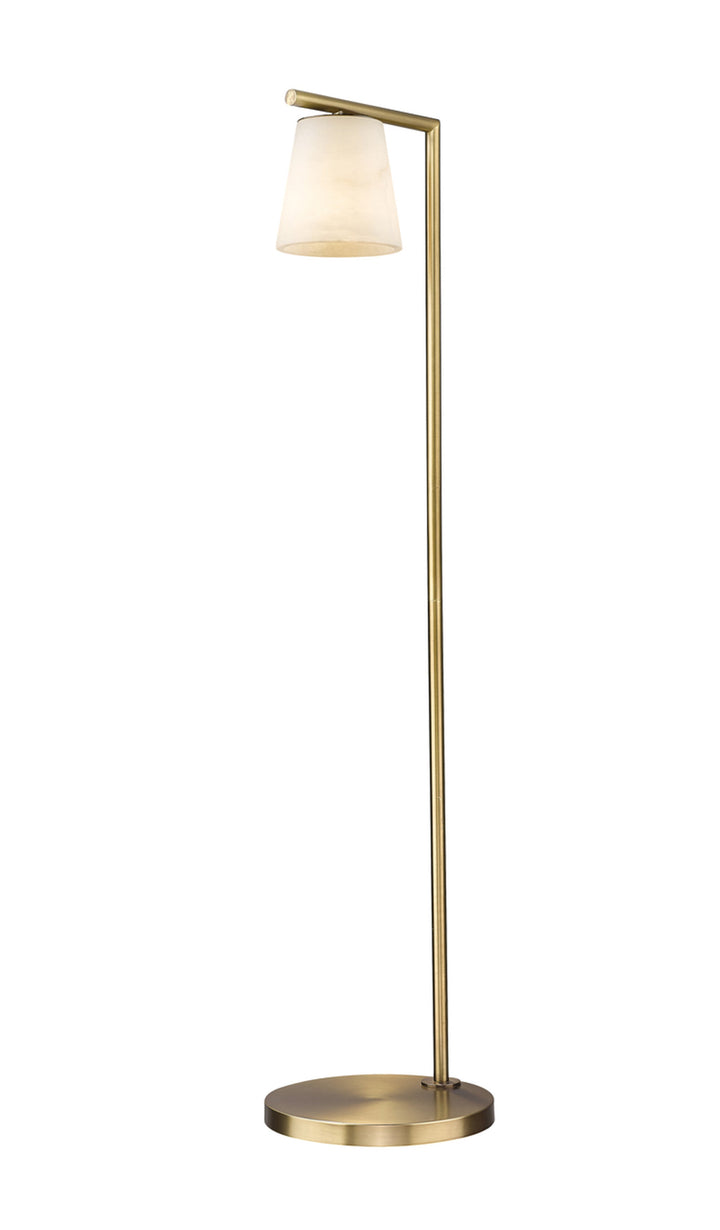 Ironstone 1-Light Alabaster Floor Lamp Modition Lighting