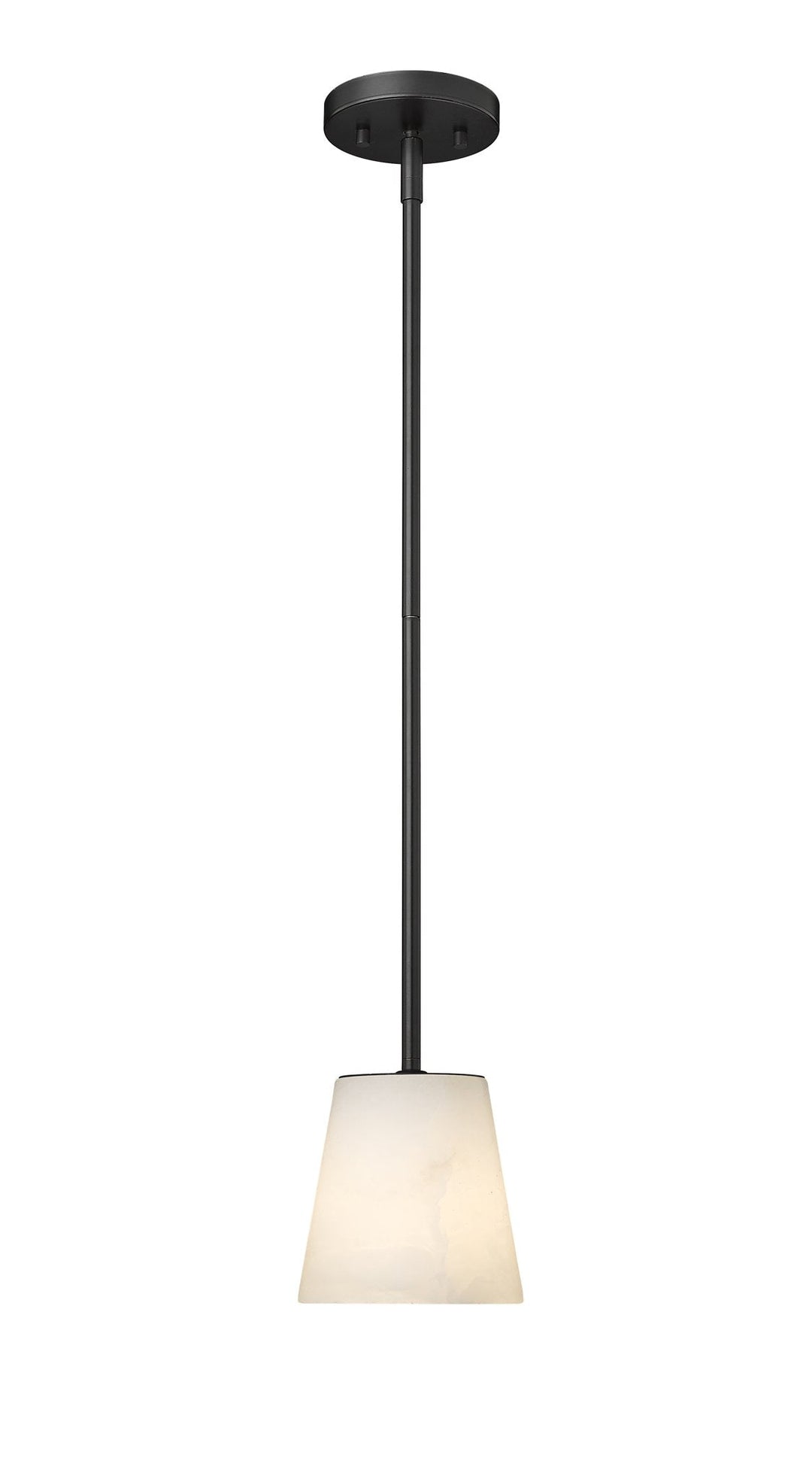 Ironstone 1-Light Spanish Alabaster Pendant