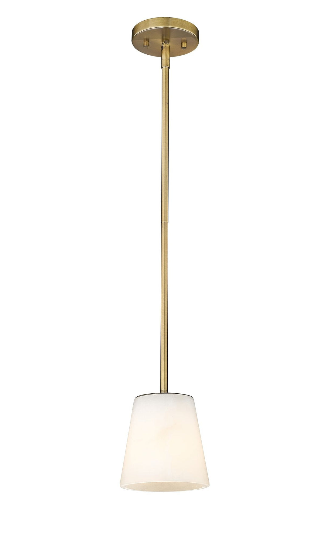 Ironstone 1-Light Spanish Alabaster Pendant