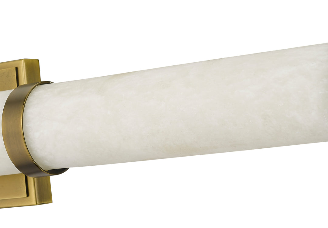 Stonework 30" Natural Spanish Alabaster LED Vanity Light