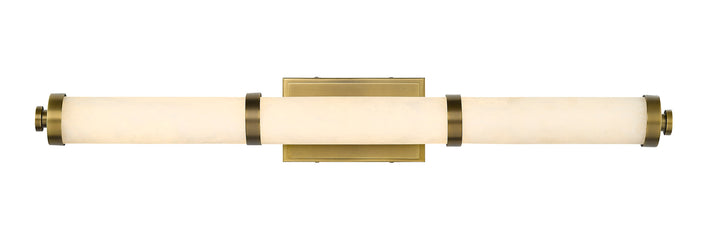 Stonework 30" Natural Spanish Alabaster LED Vanity Light