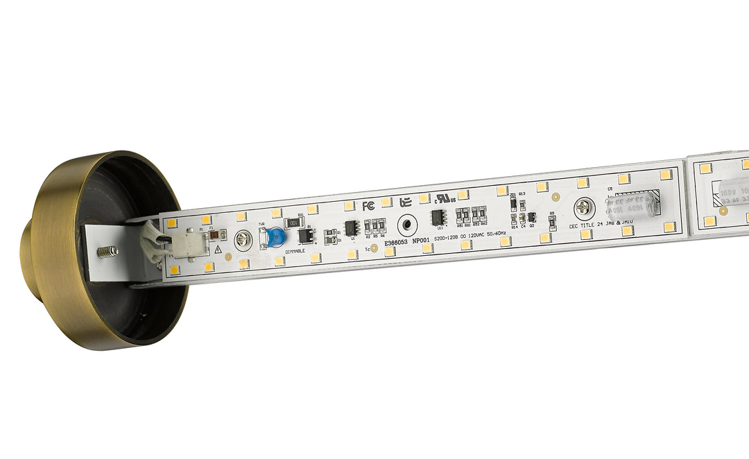 Stonework 48" Natural Spanish Alabaster LED Vanity Light