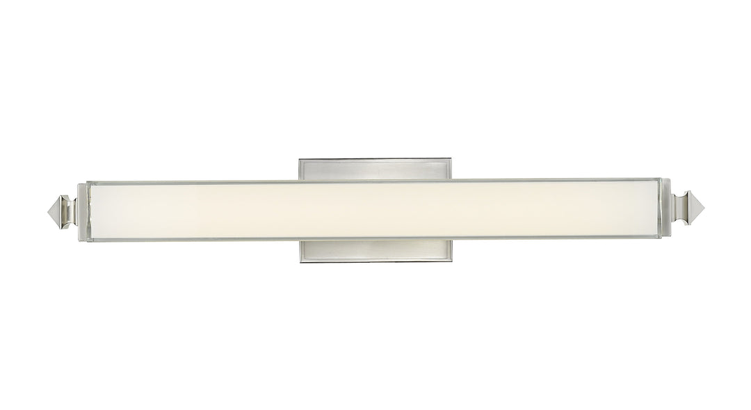 Jacour LED 18W Satin Nickel Vanity Light thelightingshoppe.ca