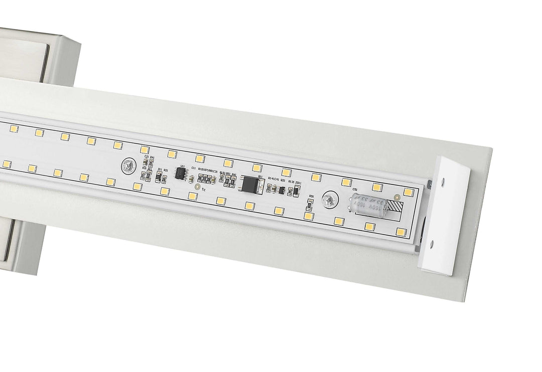 Jacour LED 18W Satin Nickel Vanity Light thelightingshoppe.ca