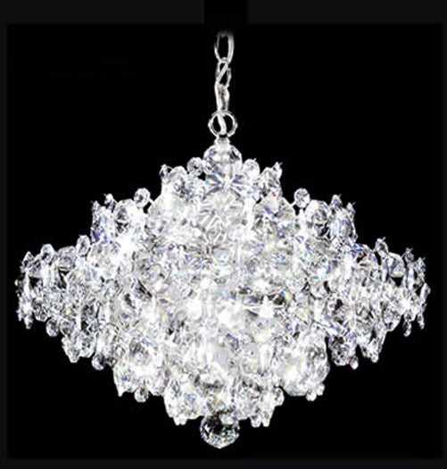 Continental Fashion 13 Light Chandelier in Silver James R. Moder Canada