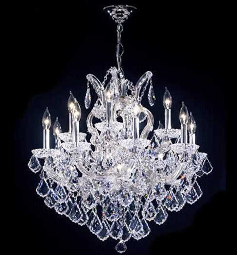 Maria Theresa Grand 13 Light Chandelier in Silver James R. Moder Canada