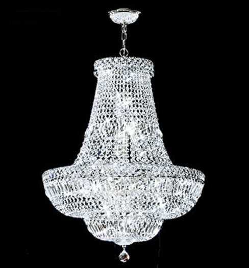 Prestige 22 Light Chandelier in Silver James R. Moder Canada