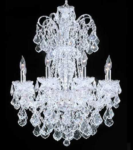 Maria Elena Eight Light Chandelier in Silver James R. Moder Canada