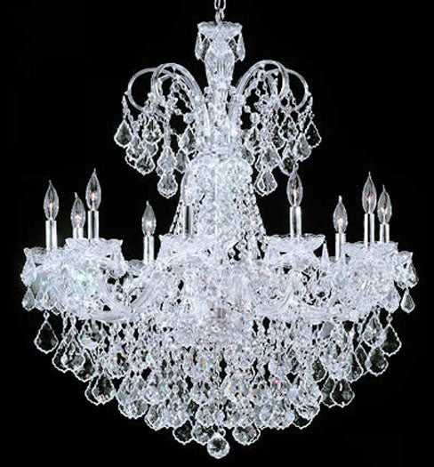 Maria Elena Ten Light Chandelier in Silver James R. Moder Canada