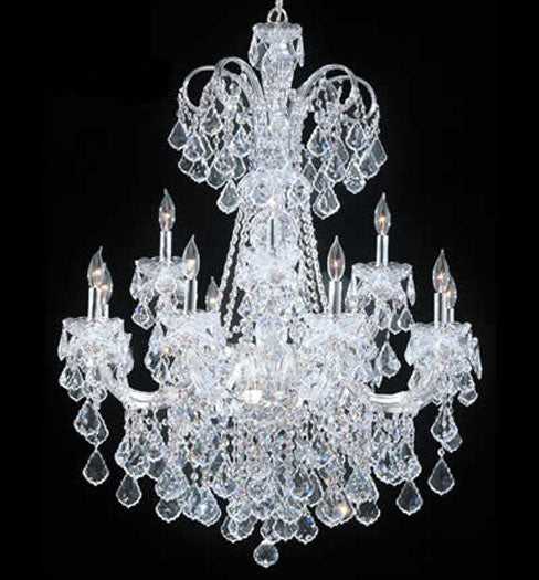 Maria Elena 12 Light Chandelier in Silver James R. Moder Canada