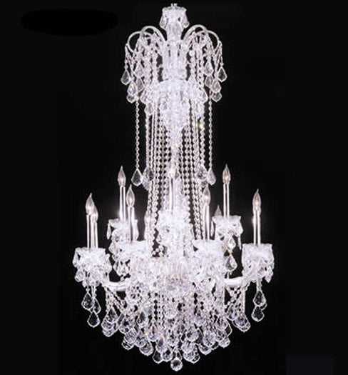Maria Elena 12 Light Chandelier in Silver James R. Moder Canada