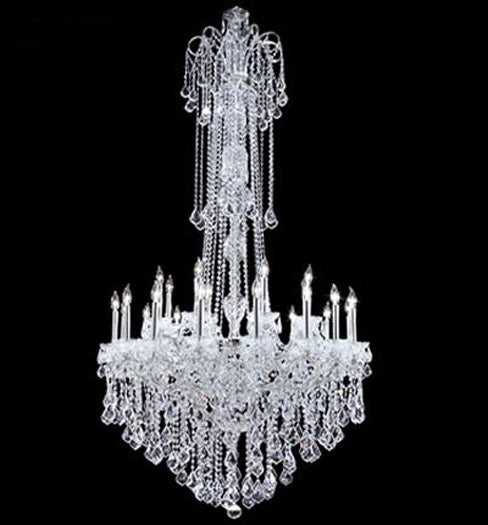 Maria Elena 24 Light Chandelier in Silver James R. Moder Canada